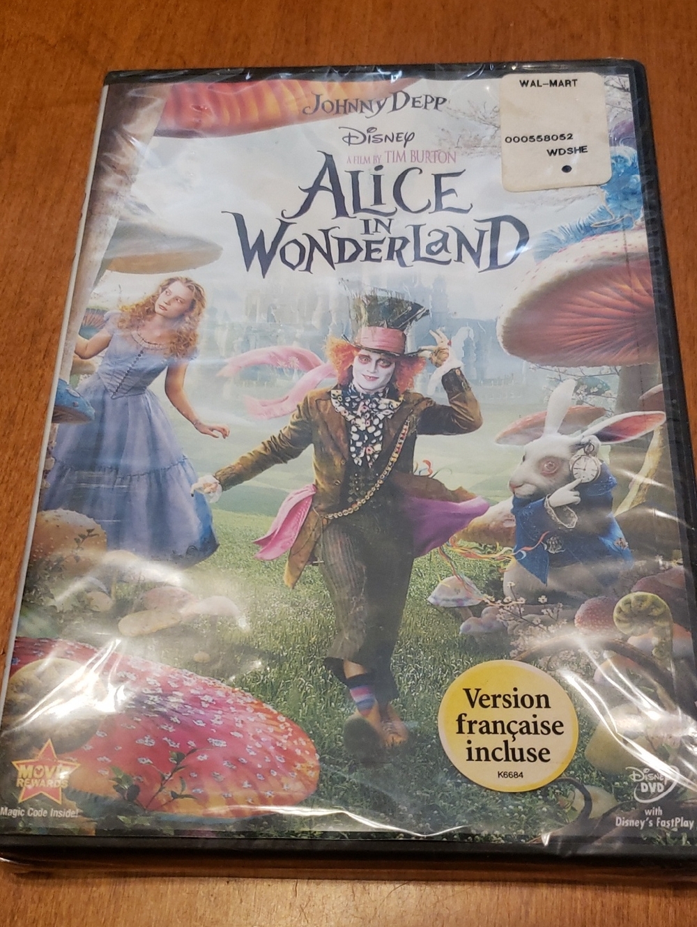 Disney Alice in Wonderland DVD — Green, Blue, Purple Cover Art